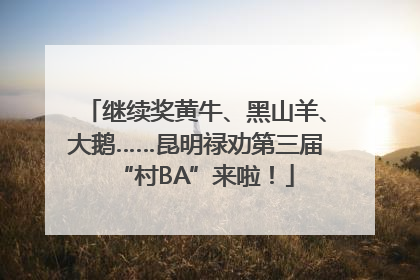继续奖黄牛、黑山羊、大鹅……昆明禄劝第三届“村BA”来啦！